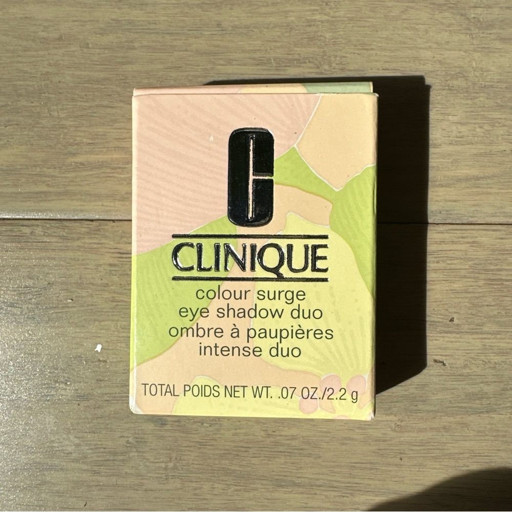 RARE Clinique Color Surge Eye Shadow Duo 107 Twice The Spice NEW DISCONTINUED
